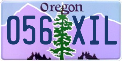 OR license plate 056XIL