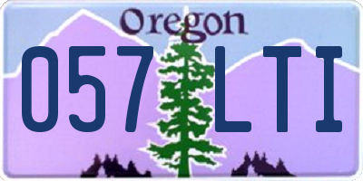 OR license plate 057LTI