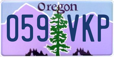 OR license plate 059VKP