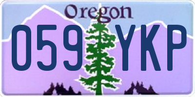 OR license plate 059YKP