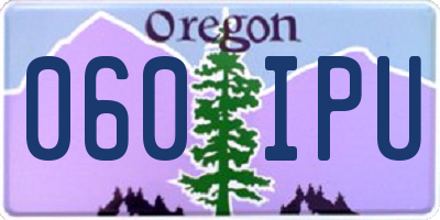 OR license plate 060IPU