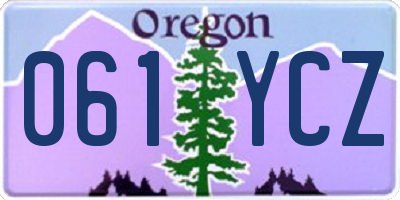 OR license plate 061YCZ