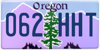OR license plate 062HHT