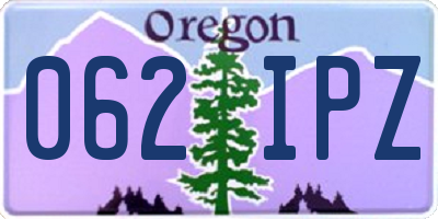 OR license plate 062IPZ