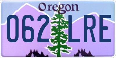 OR license plate 062LRE