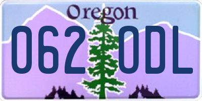 OR license plate 062ODL
