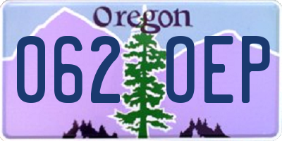 OR license plate 062OEP