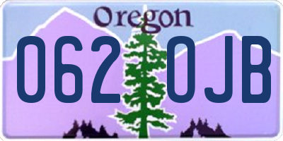 OR license plate 062OJB