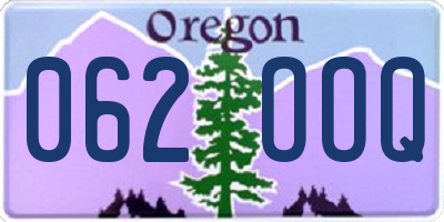 OR license plate 062OOQ
