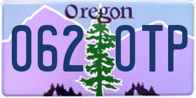 OR license plate 062OTP