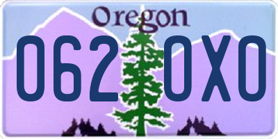 OR license plate 062OXO