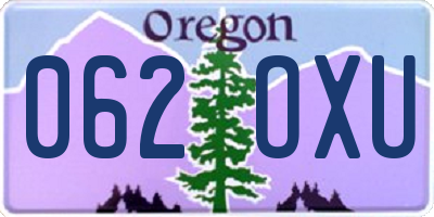 OR license plate 062OXU