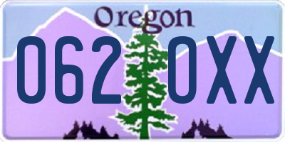 OR license plate 062OXX