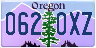 OR license plate 062OXZ