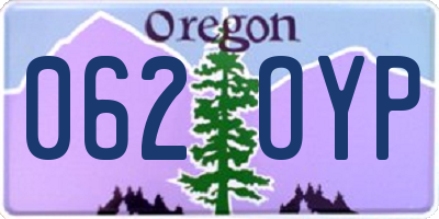 OR license plate 062OYP