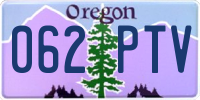OR license plate 062PTV