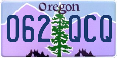 OR license plate 062QCQ