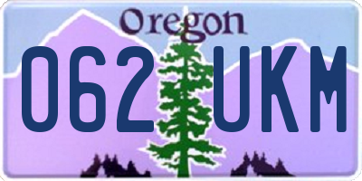 OR license plate 062UKM