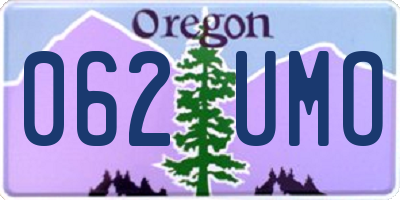 OR license plate 062UMO