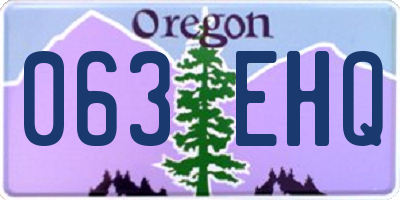 OR license plate 063EHQ