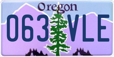 OR license plate 063VLE