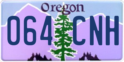 OR license plate 064CNH