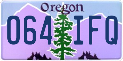 OR license plate 064IFQ