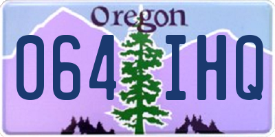 OR license plate 064IHQ