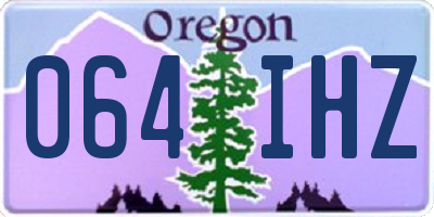OR license plate 064IHZ