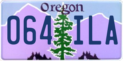 OR license plate 064ILA