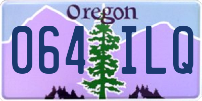 OR license plate 064ILQ