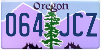 OR license plate 064JCZ