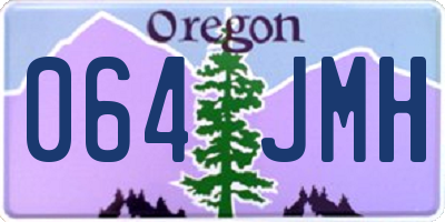 OR license plate 064JMH