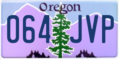 OR license plate 064JVP
