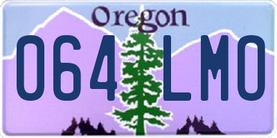 OR license plate 064LMO
