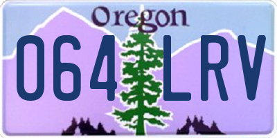 OR license plate 064LRV