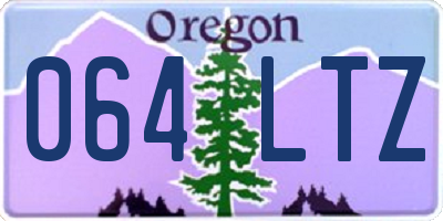 OR license plate 064LTZ
