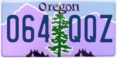 OR license plate 064QQZ