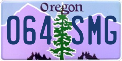 OR license plate 064SMG