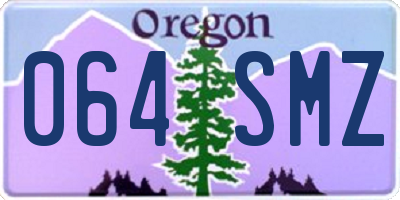 OR license plate 064SMZ
