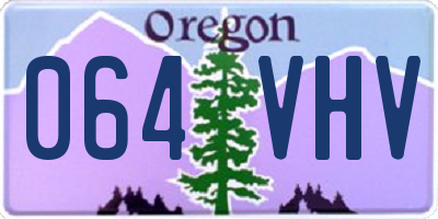OR license plate 064VHV