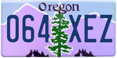 OR license plate 064XEZ