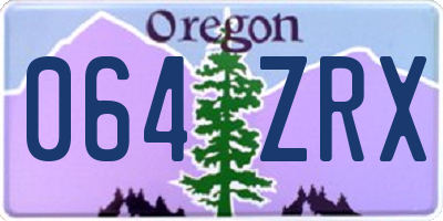 OR license plate 064ZRX