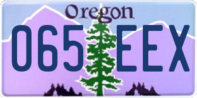 OR license plate 065EEX