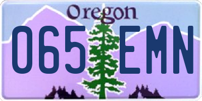 OR license plate 065EMN