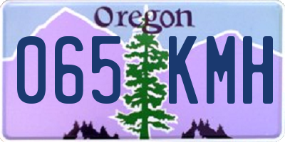 OR license plate 065KMH