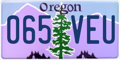 OR license plate 065VEU