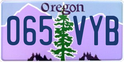 OR license plate 065VYB