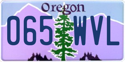 OR license plate 065WVL
