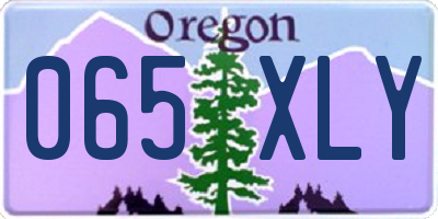 OR license plate 065XLY